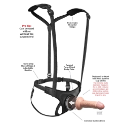 Body Dock – Universal Strap-on Suspenders Harness