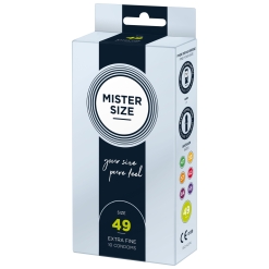 Mister Size - Kondomi 49, 10 kos