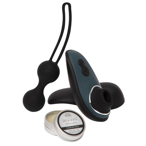 Fifty Shades x Womanizer – Desire Blooms Kit