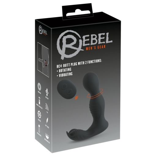 Rebel – RC Rotating & Vibrating Butt Plug