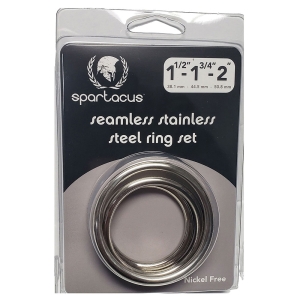 Spartacus – Stainless Steel Ring Set