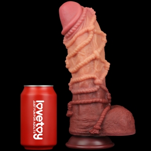 Lovetoy – Dual Layered Silicone Rope Dildo No. 1