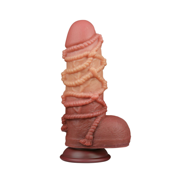 Lovetoy – Dual Layered Silicone Rope Dildo No. 3