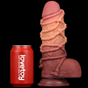 Lovetoy – Dual Layered Silicone Rope Dildo No. 3