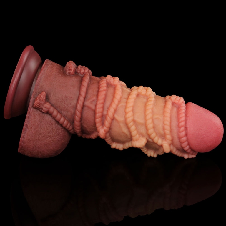 Lovetoy – Dual Layered Silicone Rope Dildo No. 3