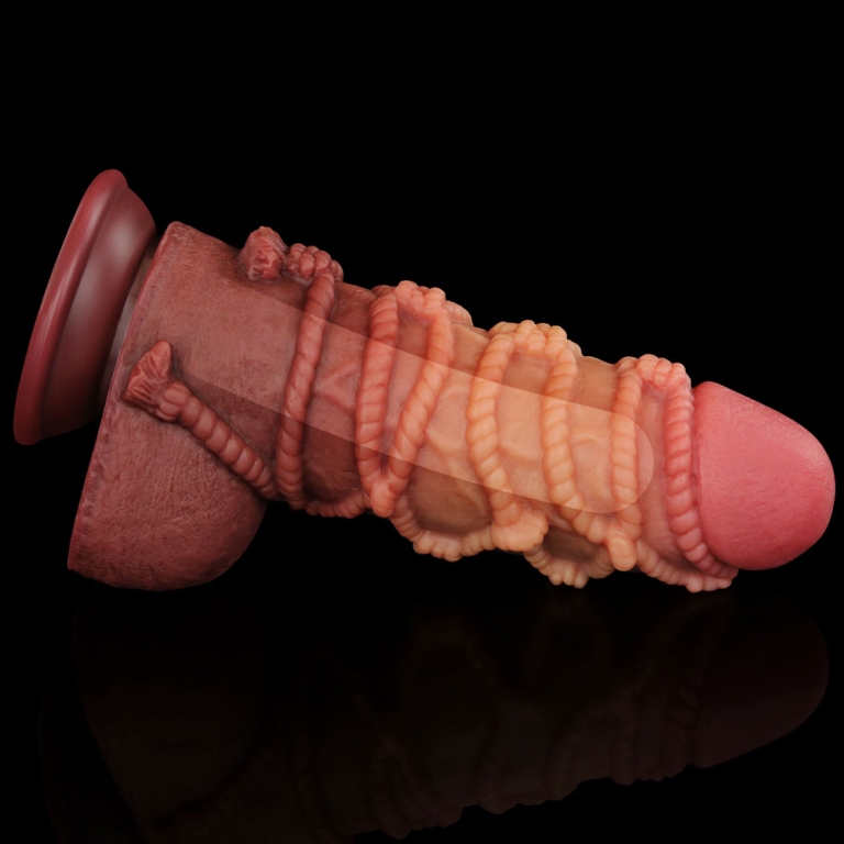 Lovetoy – Dual Layered Silicone Rope Dildo No. 3