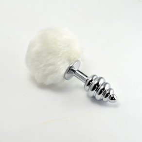 Lovetoy – Kovinski butt plug s repom