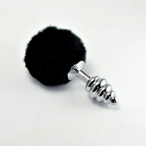 Lovetoy – Kovinski butt plug s repom