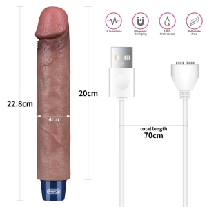 Real Softee – Vibrating Dong 23 cm