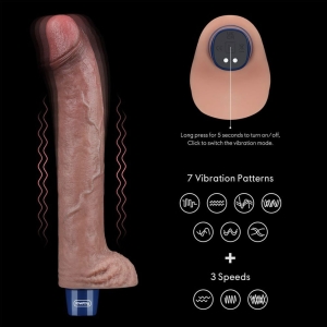 Real Softee – Vibrating Dildo 27 cm