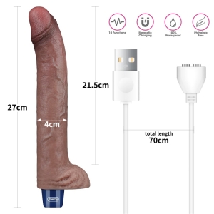 Real Softee – Vibrating Dildo 27 cm