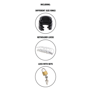Extreme – Chastity Cock Cage Silicone Short
