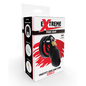 Extreme – Chastity Cock Cage Silicone Long