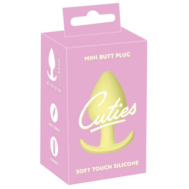 Cuties – Yellow Mini Butt Plug