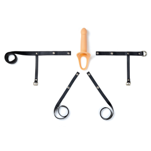 Hollow Straps – Vibrirajoči silikonski strap-on z režo H3