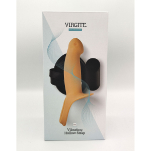 Hollow Straps – Vibrirajoči silikonski strap-on z režo H3