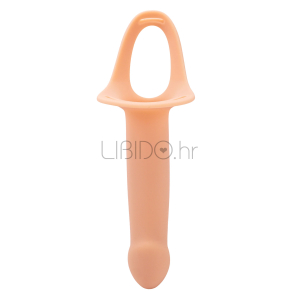 Hollow Straps – Vibrirajoči silikonski strap-on z režo H4