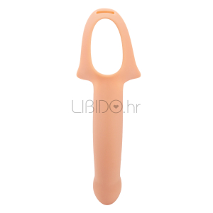 Hollow Straps – Vibrirajoči silikonski strap-on z režo H4