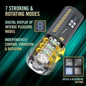 M for Men – Spin Master Pro Vibrating & Rotating Stroker