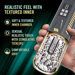 M for Men – Spin Master Pro Vibrating & Rotating Stroker