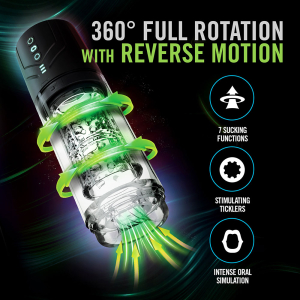 M for Men – Whirlwind Pro Rotating & Sucking Stroker