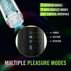 M for Men – Whirlwind Pro Rotating & Sucking Stroker