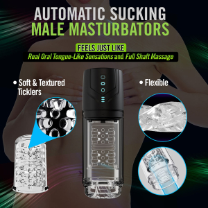 M for Men – Whirlwind Pro Rotating & Sucking Stroker