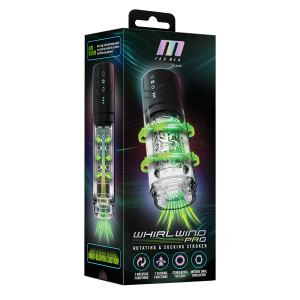 M for Men – Whirlwind Pro Rotating & Sucking Stroker