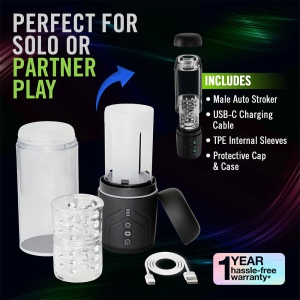 M for Men – Whirlwind Pro Rotating & Sucking Stroker
