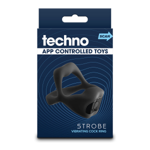 Techno – Strobe Vibrating Cock Ring