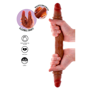 Get Real – Foreskin Silicone Double Dong 40 cm