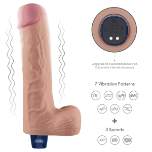 Real Softee – Vibrating Dildo 25 cm