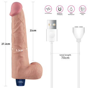 Real Softee – Vibrating Dildo 26,5 cm