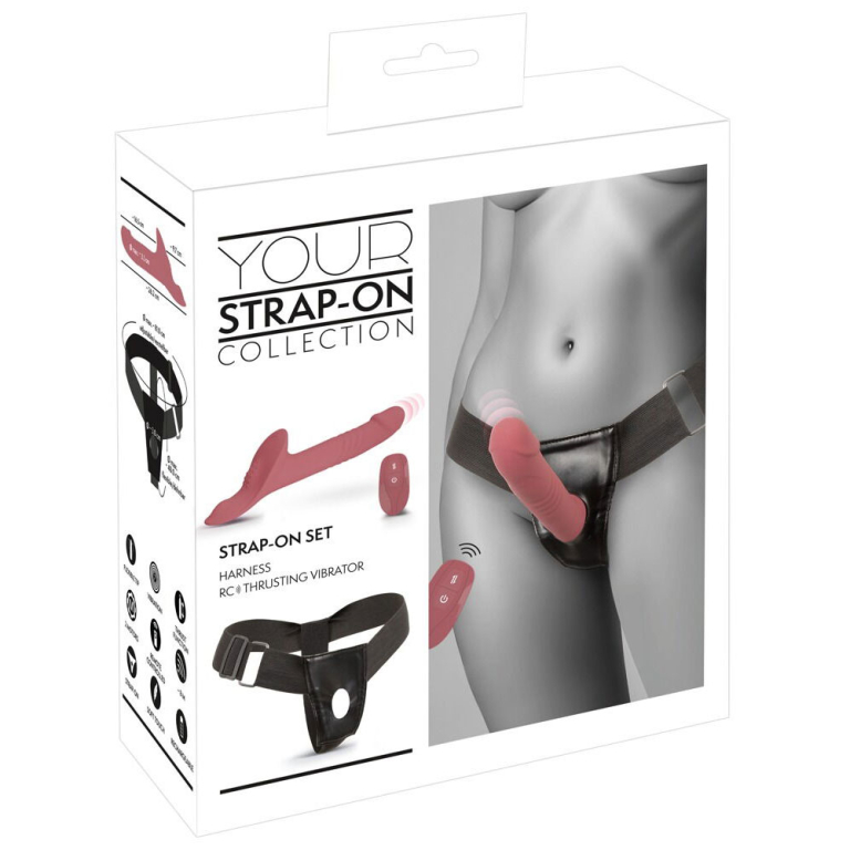 You2Toys – Strap On Set Thrusting Vibrator