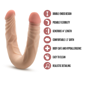 Dr. Skin – Posable Double Dong 35 cm