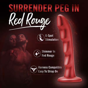 Temptasia – Red Rouge Pegging Dildo