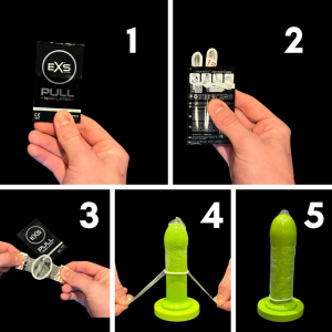 EXS Pull On - Non Latex Condoms 6 kos