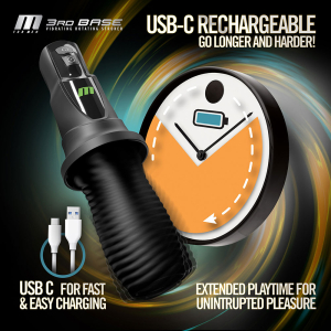 M for Men – 3rd Base Vibrating Rotating Stroker