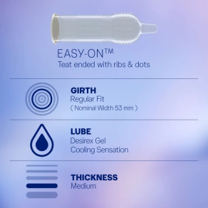 Durex – Intense Orgasmic Gel kondomi, 12 kos