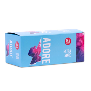 Pasante – Adore Extra Sure kondomi, 144 kos