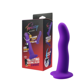 Virgite - Vibrating Silicone Dildo Sweet
