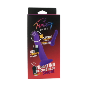Virgite - Vibrating Silicone Dildo Sweet