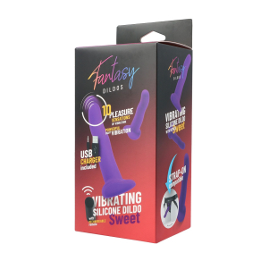 Virgite - Vibrating Silicone Dildo Sweet