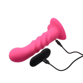 Virgite - Vibrating Silicone Dildo Pinky