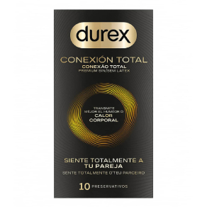 Durex – Total Connection kondomi brez lateksa 10 kos
