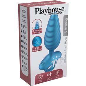 Playhouse – Ribbed Anal Plug Vibrating