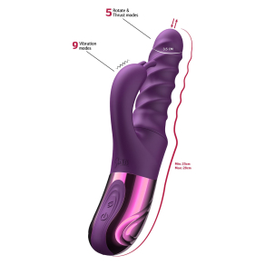 She.E.O – Swirl Rabbit Thrusting Vibrator