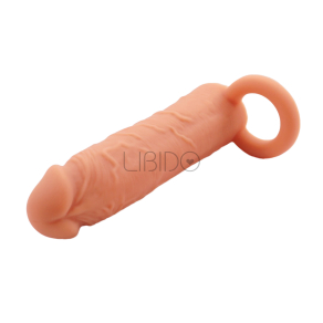Hidden Desire – Liquid Silicone Sleeve Ballstrap 18 cm