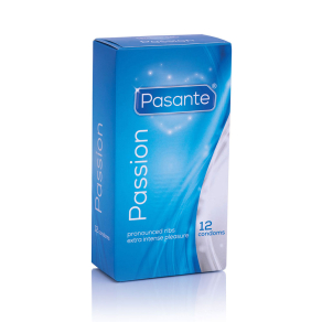Pasante – Passion teksturirani kondomi, 12 kos