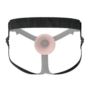 Fantasy X-Tensions Elite – Silikonski strap-on z utorom 13 cm